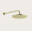 Gessi Верхний душ, Inciso, 300*300, цвет латунь