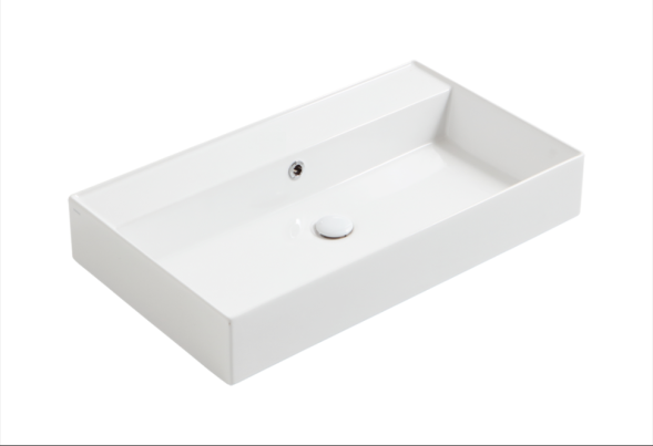 Раковина SIMAS AGILE подвесная или накладная без отверстия цвет белый AG81.0