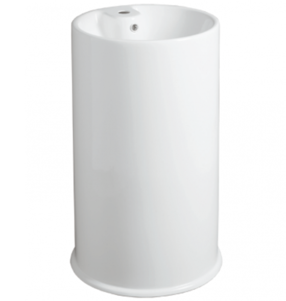 Раковина SIMAS LAVABI напольная с одним отверстием цвет белый GTE