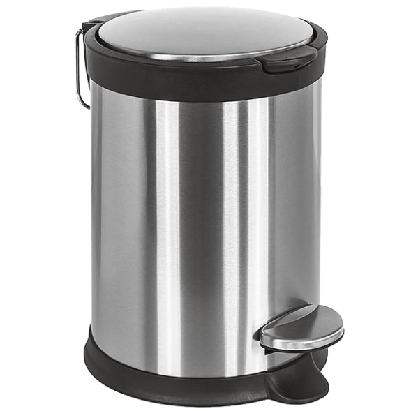 Ведро COLOMBO DESIGN COMPLEMENTI B9212 напольное с крышкой с педалью 3 л цвет нержавеющая сталь