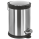 Ведро COLOMBO DESIGN COMPLEMENTI B9212 напольное с крышкой с педалью 3 л цвет нержавеющая сталь