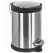 Ведро COLOMBO DESIGN COMPLEMENTI B9212 напольное с крышкой с педалью 3 л цвет нержавеющая сталь