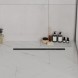 Paini Душевой лоток Slim Line 600 мм D50, черный матовый