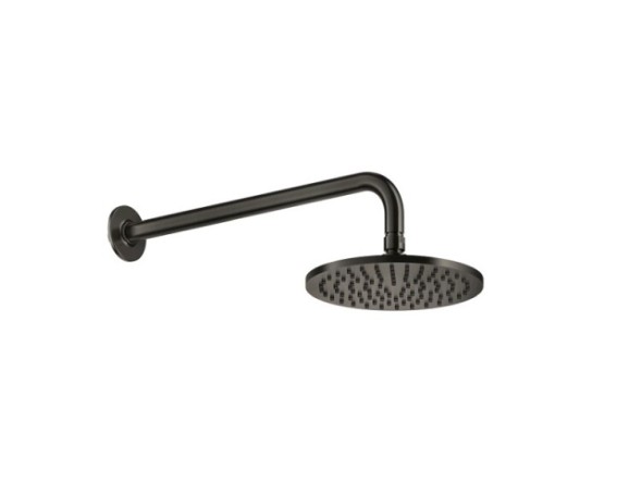 Gessi Верхний душ, Anello, Diamantao, 218*218, цвет черный брашированный металл  63448#707