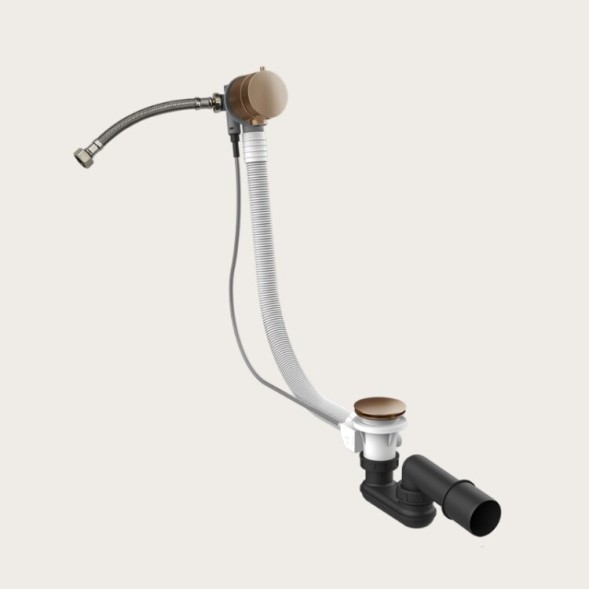 Gessi Слив перелив, Technical Accessories, длина троса, мм 800, цвет золото   01080#246