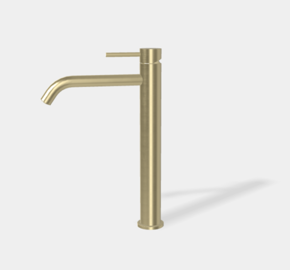 Смеситель для раковины, Fima Carlo Frattini, Spillo Up, цвет-брашированный шампань F3031/HXSHS.1