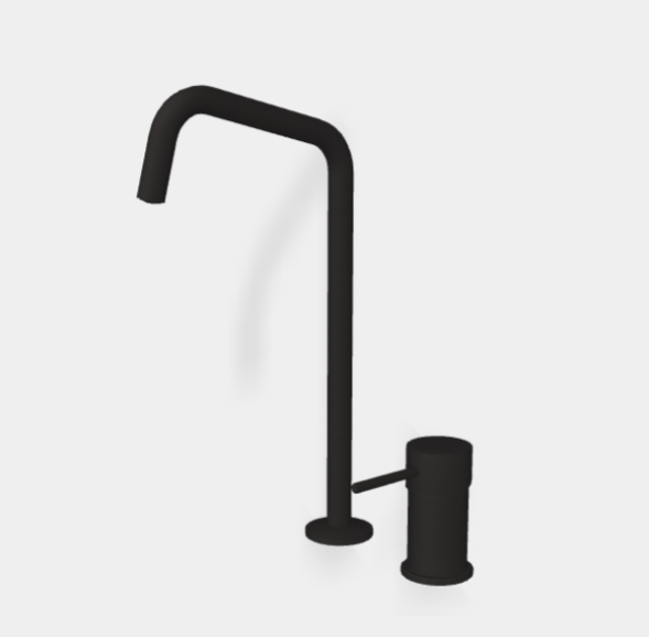 Смеситель для раковины, Fima Carlo Frattini, Spillo Up, цвет-черный матовый F3271NDNS