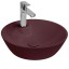 Раковина ISVEA SistemaY Soft накладная ШГВ 450*450*120 отверстия для смесителя 1 цвет бордовый матовый 10SY65045-2R
