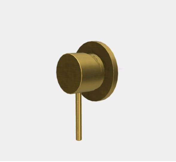 Смеситель для душа, Fima Carlo Frattini, Spillo Up, на 1 потребитель, цвет-золото брашированное F3033N1OS