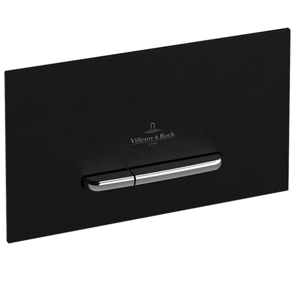 Villeroy&amp;Boch Клавиша смыва, ViConnect, шгв 253*20*145, цвет-Anthracite Matt 922169D8