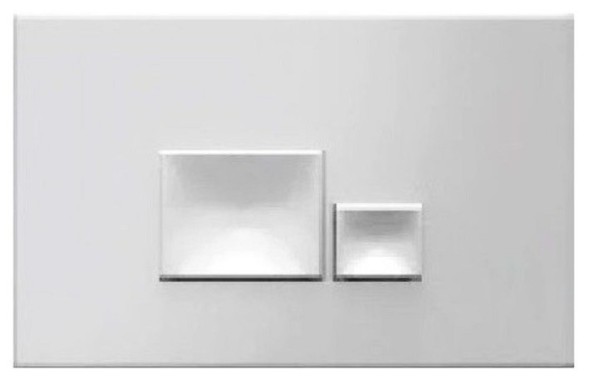 Клавиша смыва ISVEA Axis Piazza для унитаза ШГВ 246*26*164 цвет белый матовый 54MJ0111I