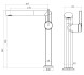 Vincea Смеситель для раковины ТГ (TG) VBF-5TG2CH, хром