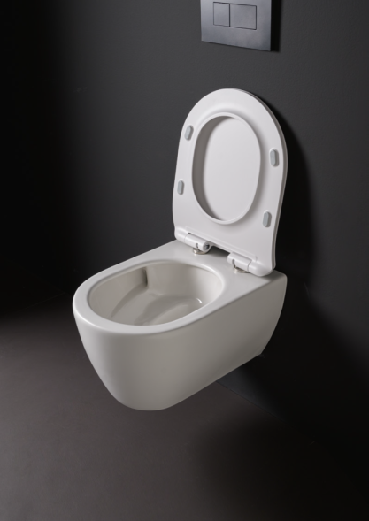 Унитаз Scarabeo GLAM подвесной безободковый цвет белый 5201/TW