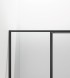 Vincea Душевой уголок Слим 8мм (Slim 8mm) VSR-4SLP9012CLB, 1200*900, черный, стекло прозрачное