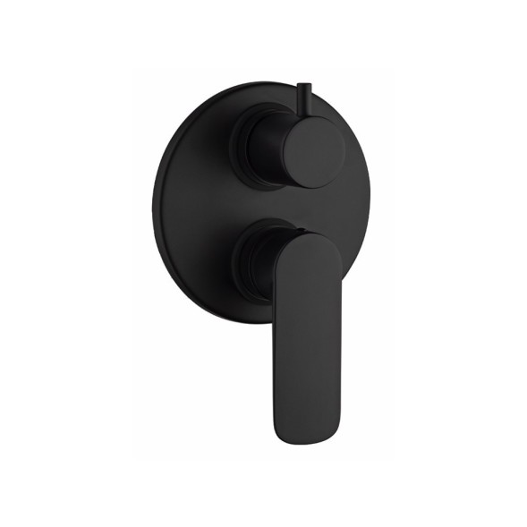 Paini 09YO6911 Смеситель для душа Нове встраиваемый c дивертором, чёрный