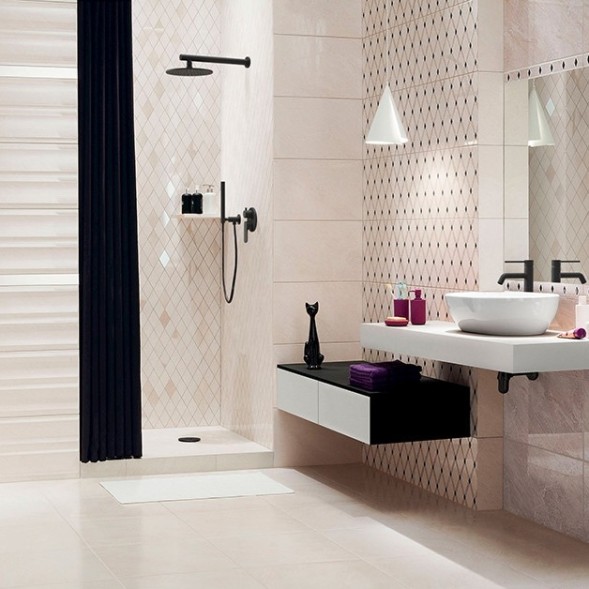 Paini 09YO6911 Смеситель для душа Нове встраиваемый c дивертором, чёрный