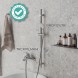 Paini Душевой гарнитур Bergamo R, 700 мм, хром