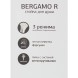 Paini Душевой гарнитур Bergamo R, 700 мм, хром