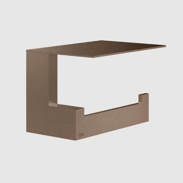 Gessi Бумагодержатель, Rettangolo, шгв 155*75*35, цвет Матовая латунь  20855#727