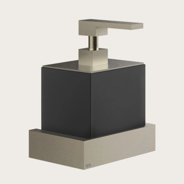 Gessi Дозатор для жидкого мыла, Rettangolo, шгв 140*120*187, цвет дозатора латунь#белый  20813#710
