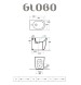 Биде GLOBO LALITA Напольное приставное с одним отверстием цвет белый LT009BI
