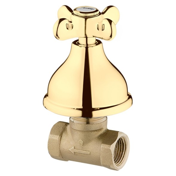 Запорный вентиль Webert Ottocento OT690101010, золото