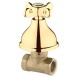 Запорный вентиль Webert Ottocento OT690101010, золото