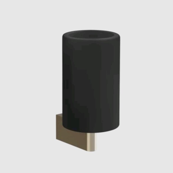 Gessi Стакан, Origini, шгв 75*105*160, цвет чёрный#темная бронза 66408#845