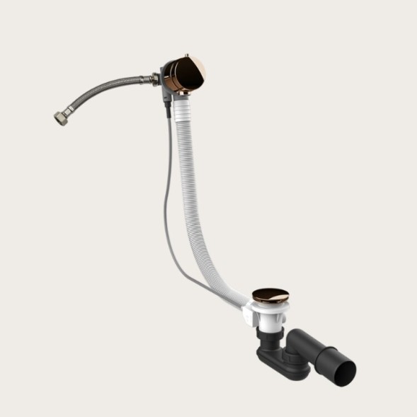 Gessi Слив перелив, Technical Accessories, длина троса, мм 800, цвет латунь  01080#710