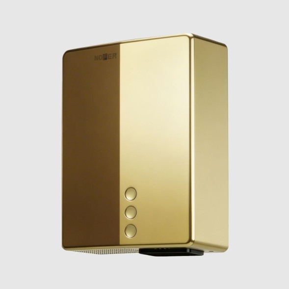 NOFER Сушилка сенсорная 2050 W нерж. сталь BIGFLOW EVO 01481.PG золото