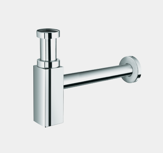 Сифон, Fima Carlo Frattini, Complementi Bagno, бутылочный, 1 1/4", цвет-никель брашированный