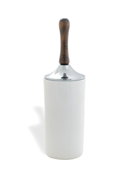 Stil Haus Minerva, напольный керамический ёрш, цвет хром - темный орех