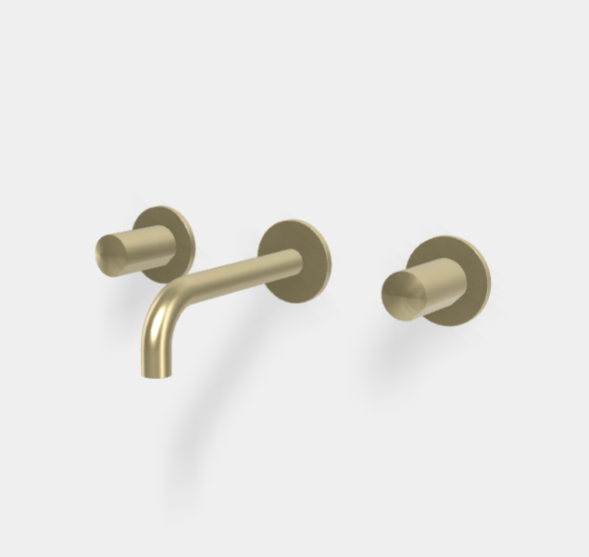 Смеситель для раковины, Fima Carlo Frattini, So, цвет-брашированный шампань F3191/5HS