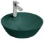 Раковина ISVEA SistemaY Soft накладная ШГВ 450*450*120 отверстия для смесителя 1 цвет изумрудный матовый 10SY65045-2P