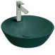 Раковина ISVEA SistemaY Soft накладная ШГВ 450*450*120 отверстия для смесителя 1 цвет изумрудный матовый 10SY65045-2P