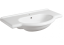 Раковина SIMAS LAVABI подвесная с одним отверстием и двумя намеченными консоль цвет белый TOP62