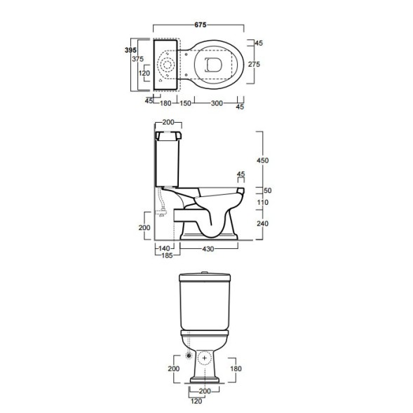 Унитаз SIMAS LONDRA напольный к бачку моноблок цвет белый LO931