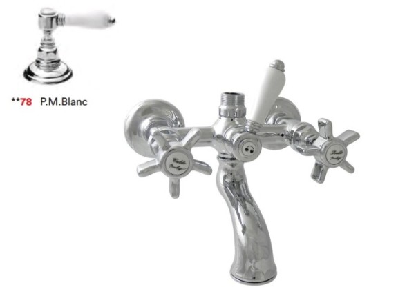 Nicolazzi Смеситель для ванны и душа P.Mont Blanc 1400 BZ 78 цвет бронза