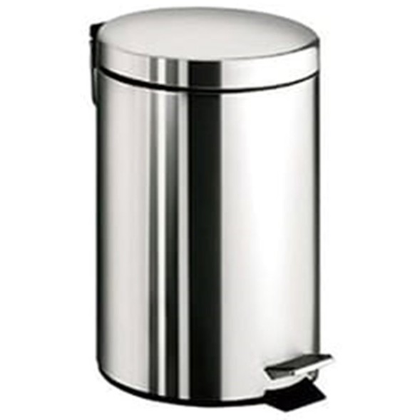 Ведро COLOMBO DESIGN COMPLEMENTI B9962 напольное с крышкой с педалью 3 л цвет нержавеющая сталь