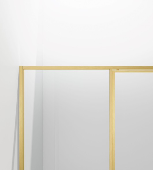 Vincea Душевой уголок Слим 8мм (Slim 8mm) VSR-4SLP9012CLG, 1200*900, брашированное золото, стекло прозрачное