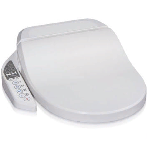 Сиденье с крышкой GALASSIA Dream 7318 многофункциональное, с боковой панелью управления. с микролифтом цвет белый глянцевый