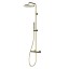 Душевая система Bossini Cosmo L10196.021 с термостатом цвет золото