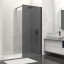 Vincea Душевая перегородка Волк-Ин (Walk-In) VSW-1HS100GFB, 1000*2000, черный матовый, стекло матовое тонированное
