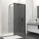Vincea Душевая перегородка Волк-Ин (Walk-In) VSW-1HS100GFB, 1000*2000, черный матовый, стекло матовое тонированное