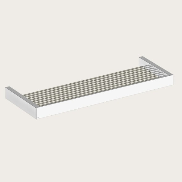 Gessi Полочка для душевых полотенец, Rettangolo, цвет черный брашированный металл  20950#707
