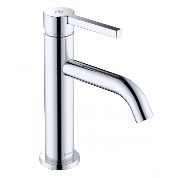 KLUDI NOVA FONTE Pura, однорычажный смеситель на умывальник 100, EcoPlus арт. 20289N515