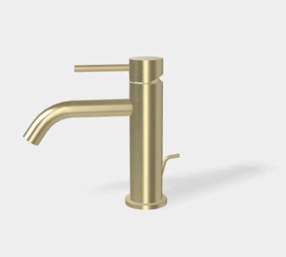 Смеситель для раковины, Fima Carlo Frattini, Spillo Up, цвет-брашированный шампань F3031XSHS.1