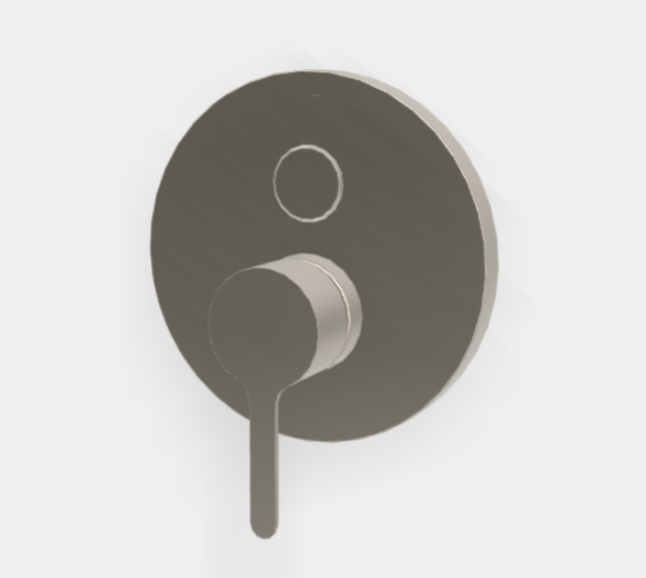 Смеситель для душа, Fima Carlo Frattini, Snap, цвет-никель брашированный F3119E2SN