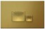Клавиша смыва ISVEA Axis Piazza для унитаза ШГВ 246*26*164 цвет золото 54MJ0107I