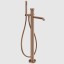Gessi Смеситель для ванны и душа, Origini, напольный, цвет медь матовая  66028#708